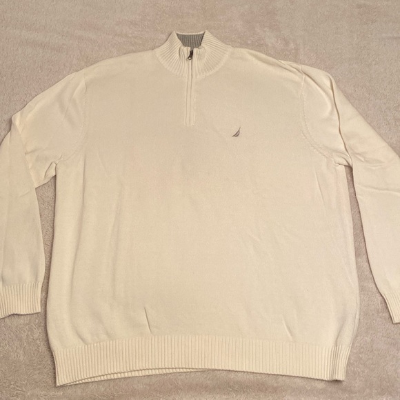 ❄️ EUC Men’s Nautica Quarter-Zip Sweater – Size XL - Picture 1 of 5